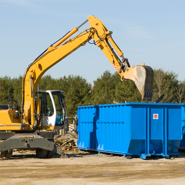 can i choose the location where the residential dumpster will be placed in Lagrange WY